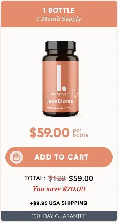 LeanBiome buy 1 bottle